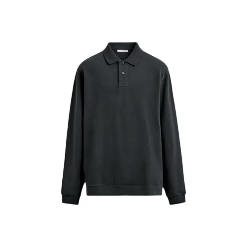 ZARA Зеленый Синий Мужская Поло