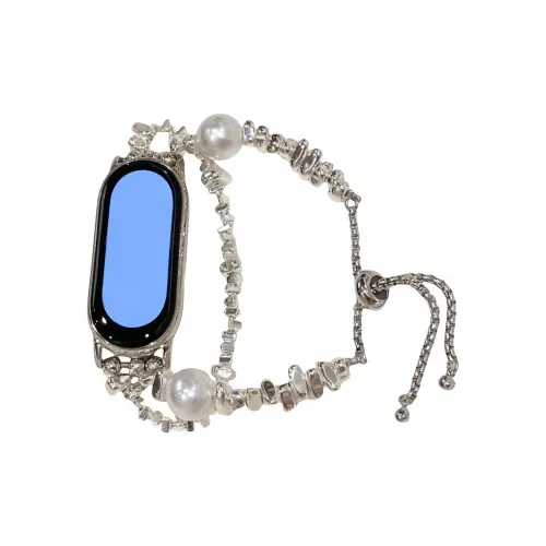 Vobafe Ремень Xiaomi Красный Бежевый Совместимость Металл Бусины Материал