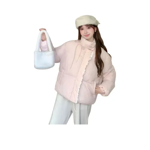 YOUSEKOO Розовый Женский Пуховик