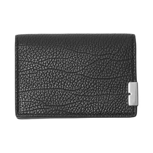 Burberry Телячья кожа Держатель для карт Женские Черный