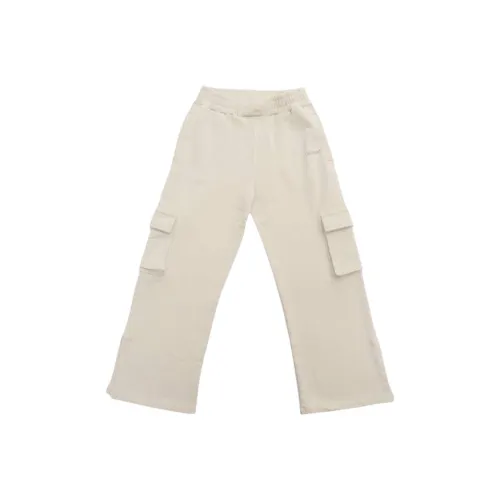 Off Бежевый Белый Kids Карго Брюки
