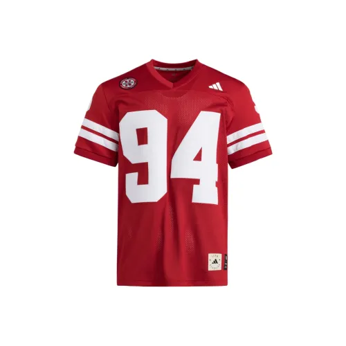 Adidas Nebraska Регби Джерси Мужской