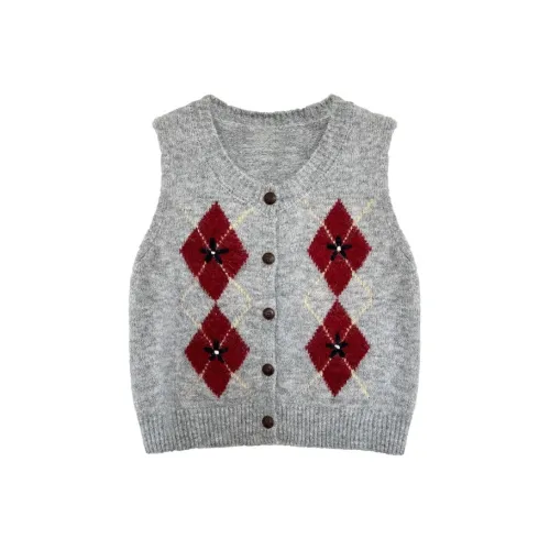 Hirono Journal Светло-серый Женский жилет