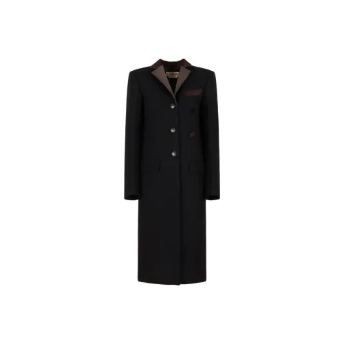 Marni Черное Женское Пальто