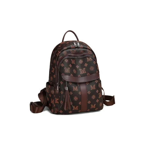 MILLIE'S Рюкзак из синтетической кожи стандартный женский коричневый