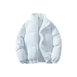 [Воротник-стойка с наполнителем] Свет и Тень Логотип на груди в Светло-синем (Ma Pen End)