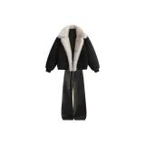 Черный топ + Черные брюки