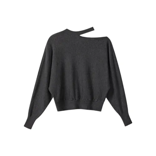 POPO.INFO Серый Женский Трикотаж