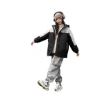 Чёрный, бежевый