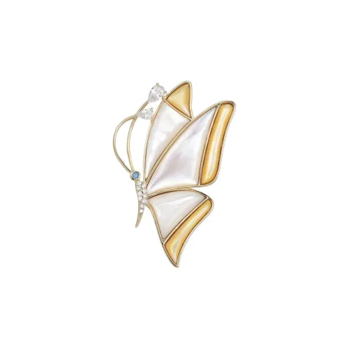 Lockstarfy Mother of Pearl Brooches Unisex Локстарфи Броши из жемчужной раковины Унисекс