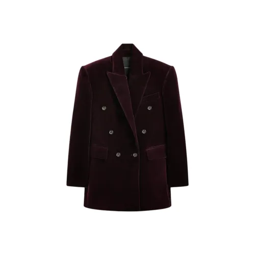 SCANLAN THEODORE Бархат Двойная Застежка Куртка Куртки и Пальто Женские