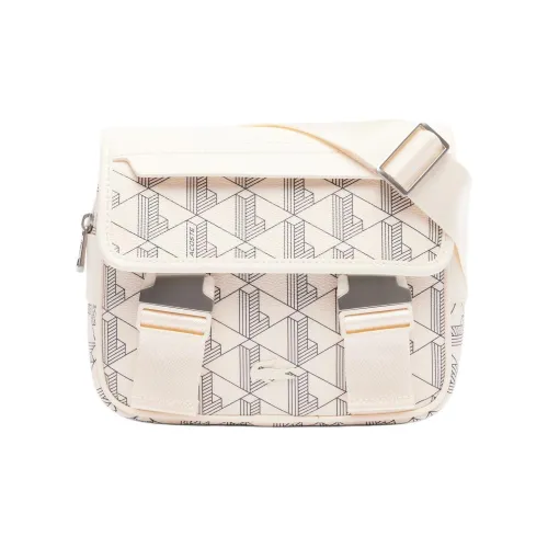 Сумка через плечо из ПВХ мужская бежевая