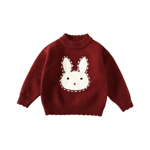 RHOBESAM Jimmy Dee Wave Edge Rabbit Sweater Angora Red Kids Sweaters RHOBESAM Джимми Дее и Волна Кролик Свитер Ангора Красный Детский Свитер
