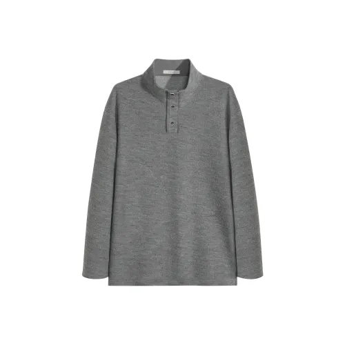 Osens Средний Фотиния Серый 35,5% Овечья Шерсть Мужские Свитшоты