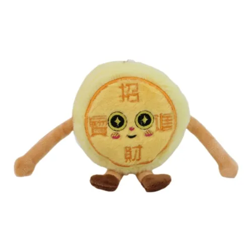 Magic Keku Золотая монета Плюшевый Брелок 10 см Рекомендуемая высота