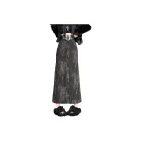 Чёрный Серый, Бесплатный подарок с брендом Mu Xiaoxin, крючок и петля