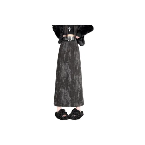 Mu Xiao Xin Повседневный Длинный Юбка Женские