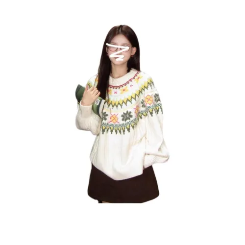 YOUSEKOO Белый Женский Трикотаж