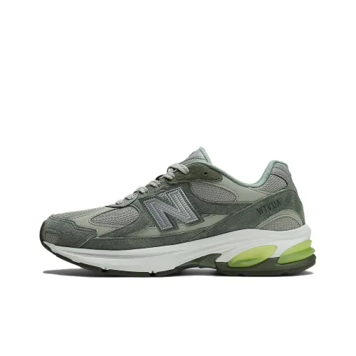 WTAPS x New Balance ABZORB 2010 Поддержка Беговые кроссовки Унисекс Серый Зеленый