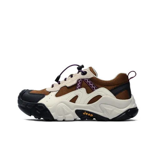 Jeep Низкий Топ Повседневная Обувь Женская Светлый Кофейный