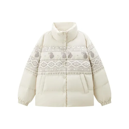 LEDIN Костяной Белый Бежевый В наличии Женские Пуховики