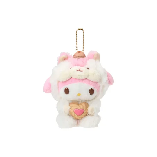 Sanrio Polyester Bag Charm Сумка Аксессуар Женская Белый и Розовый