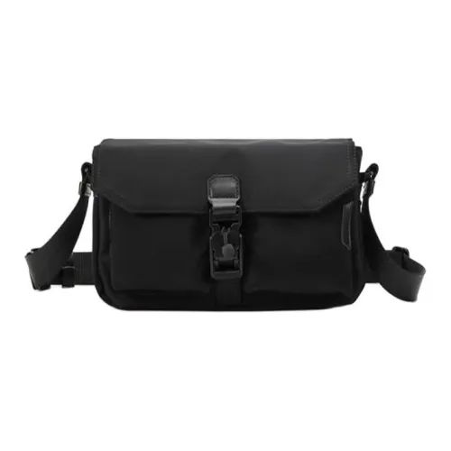 VIHUS Нейлоновая Сумка через плечо Стандартная Мужская Черная