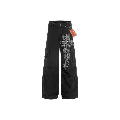 MIORGERSY Черные Унисекс Джинсы