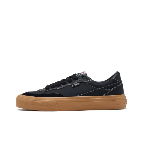 Vision Street Wear Flat Top Low Top Скейтборд Кроссовки Unisex Classic Black