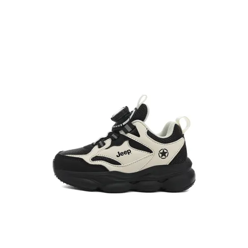 Jeep Endless Run Collection Легкие амортизаторы низкие баскетбольные кроссовки черно-белые детские
