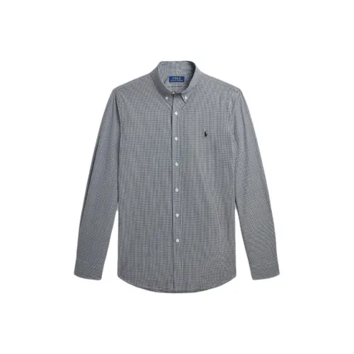 Черные мужские рубашки Polo Ralph Lauren