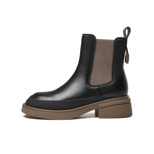 ST SAT 13cm Челси Средний каблук Женские