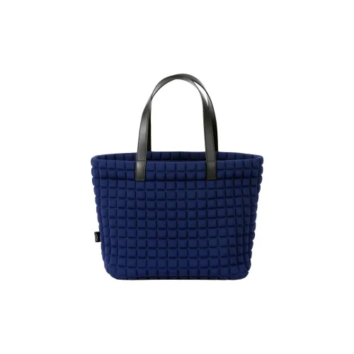 BPRIME Переработанный 3D Cube VITA Термообразованная ткань Сумка на одно плечо Средний размер Женский Синий