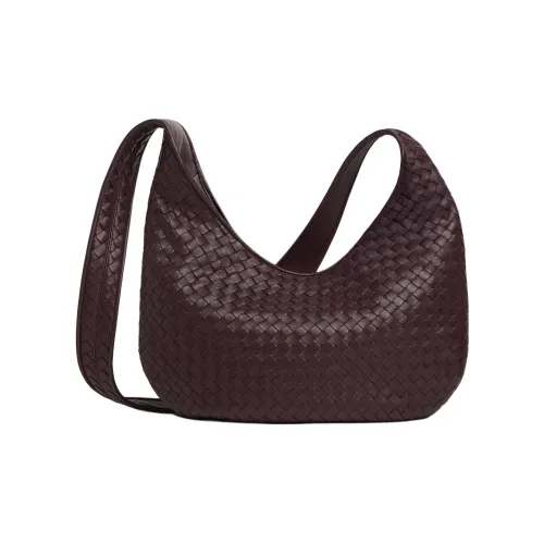 Bottega Veneta Sheepskin Сумка через плечо Мужская Темно-коричневая