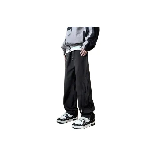 GEOGRE ALEX Мужские Черные Хлопковые Брюки