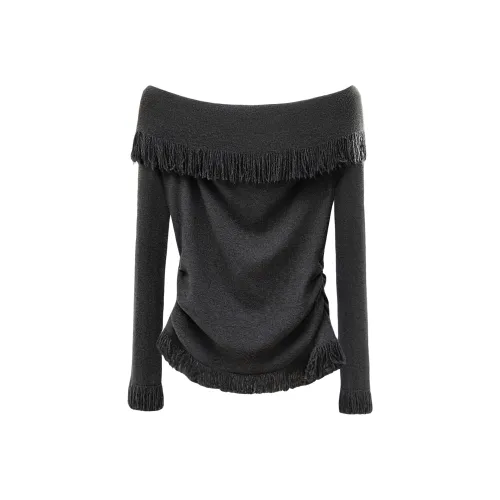 Cypress House Черный Серый Цвет Женский Трикотаж