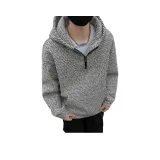 Бело-серый с флисовой подкладкой