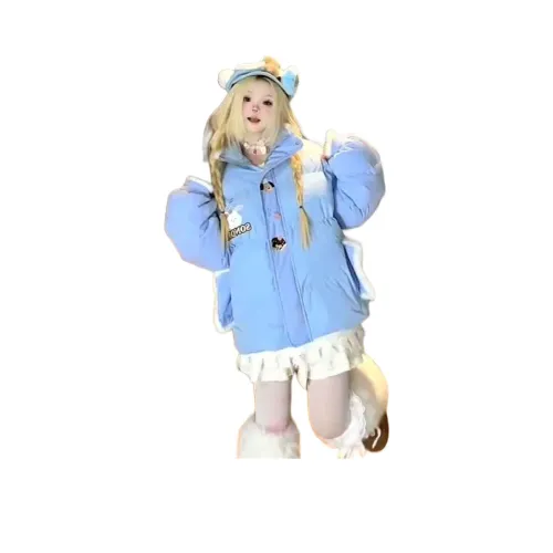 XIANGTIANE Синий Женские пуховики