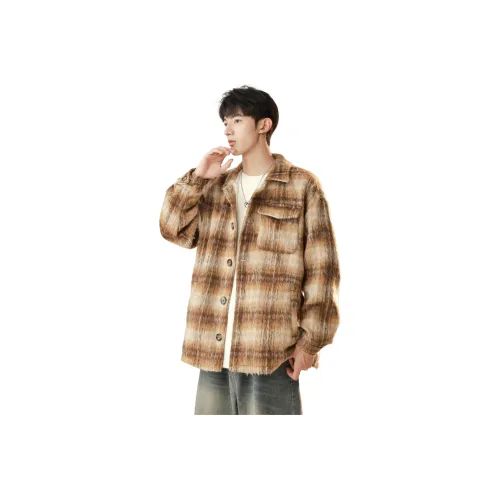 SXSY Коричневый Унисекс Куртки