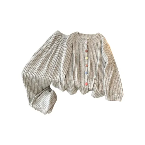 HANQIANNUO Осенне-зимняя пижама V-образный вырез женский дралон