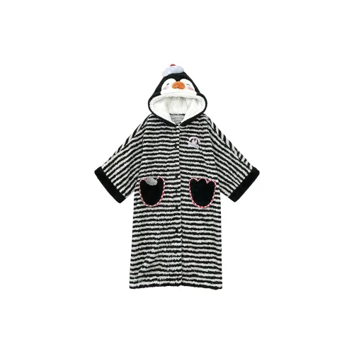 QIAOYUN Пингвин Женские Банные халаты