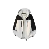 Айвори Белый/Черный (Флисовая подкладка + Пальто)