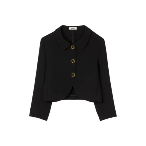 Sandro Черные Женские Куртки