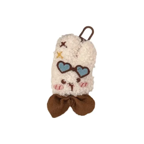 MDH Cute Vintage Fluffy Rabbit Кукла Charm Plush Длина подвески 8 см Рекомендуемый рост 9,5 см