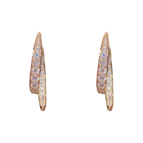 Серьги BONAS с цирконием женские