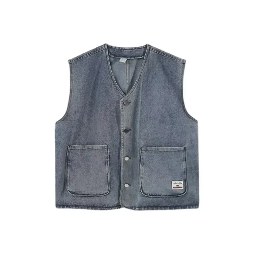 PLQV Синий Мужской Жилеты