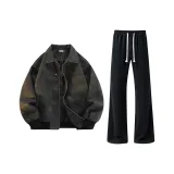 Black Jacket + Black Casual Pants  
Черная куртка + черные повседневные штаны