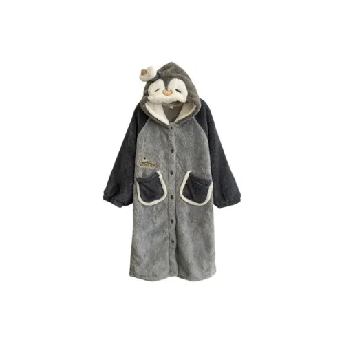 TELENT Серый Женские Халаты для Ванной