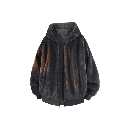 BIG TIME REGAL Velvet Feel Coat Unisex BIG TIME REGAL Бархат Feel Пальто Унисекс
