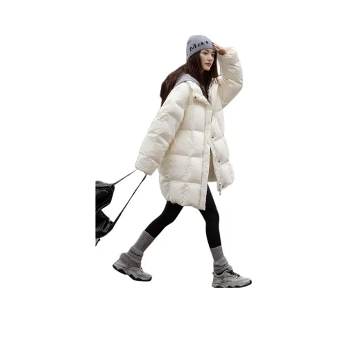 Dme Экрю Женские Пуховики